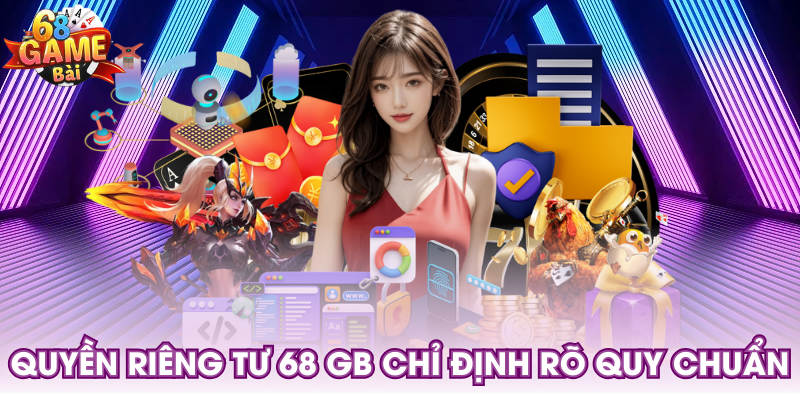 Quyền riêng tư 68 GB chỉ định rõ quy chuẩn